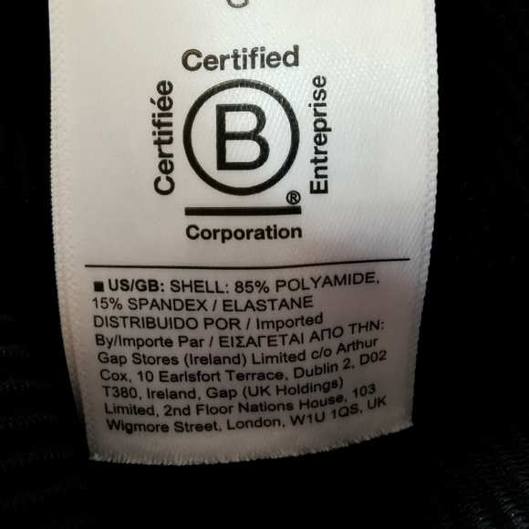 Athleta Salutation Stash Pocket II Rib 7/8 Leggings Black Size L - Picture 7 of 8